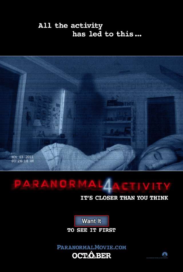 Paranormal Activity 4 - 2012 BRRip XviD - Türkçe Dublaj Tek Link indir